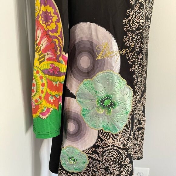 Black Desigual Asymmetrical Tunic - Picture 5 of 6